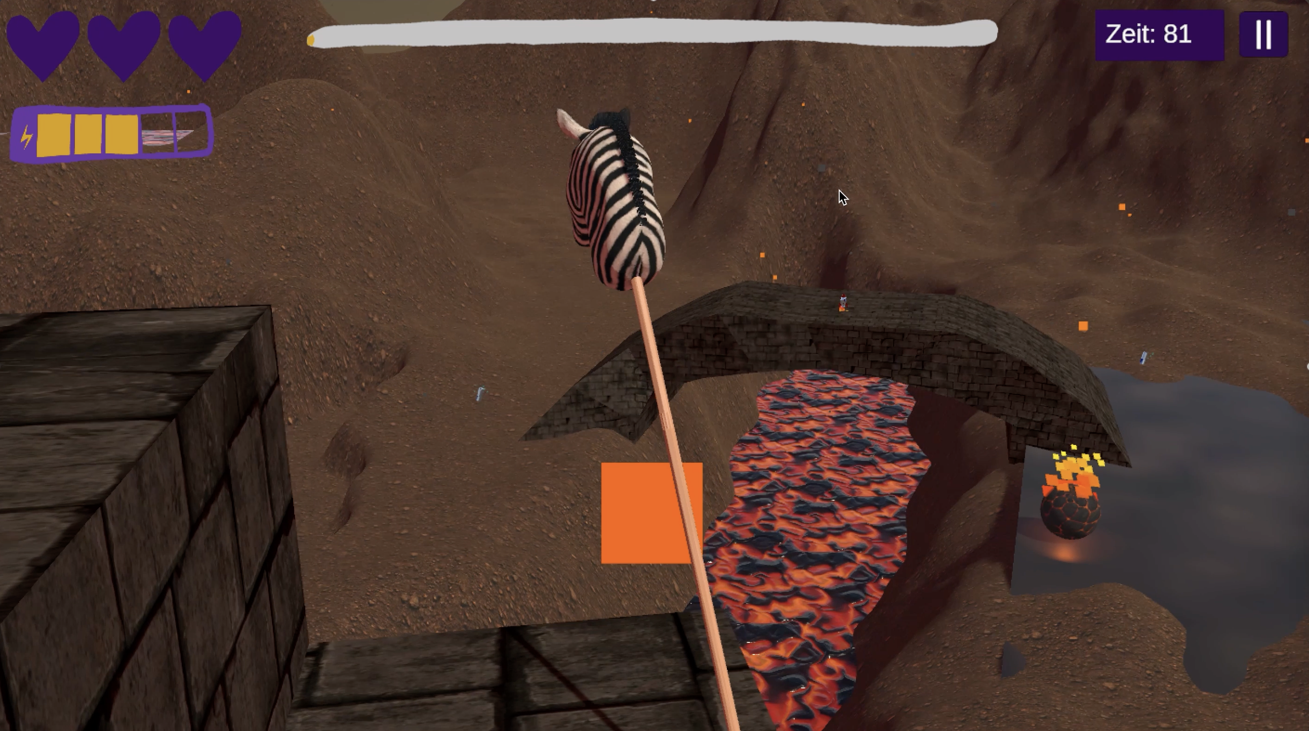 Hobby Horsing Simulator Xtreme volcano level