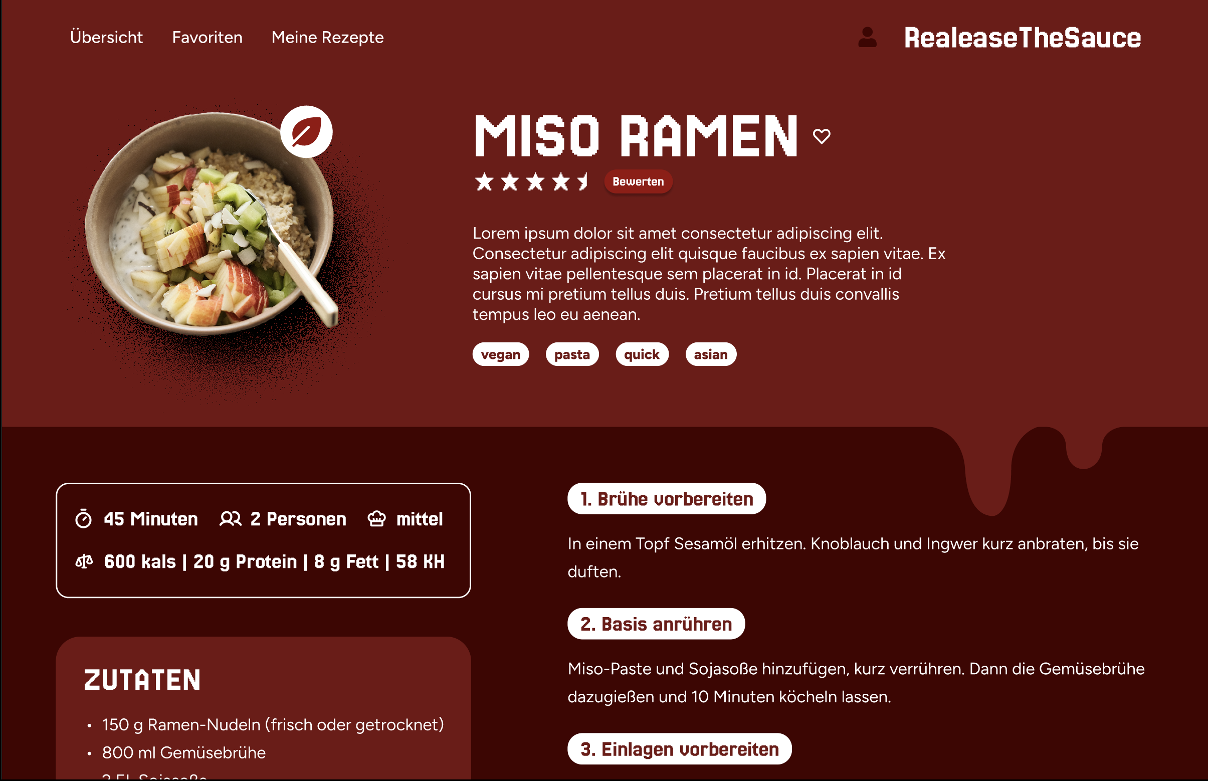 Release the Sauce recipe detail